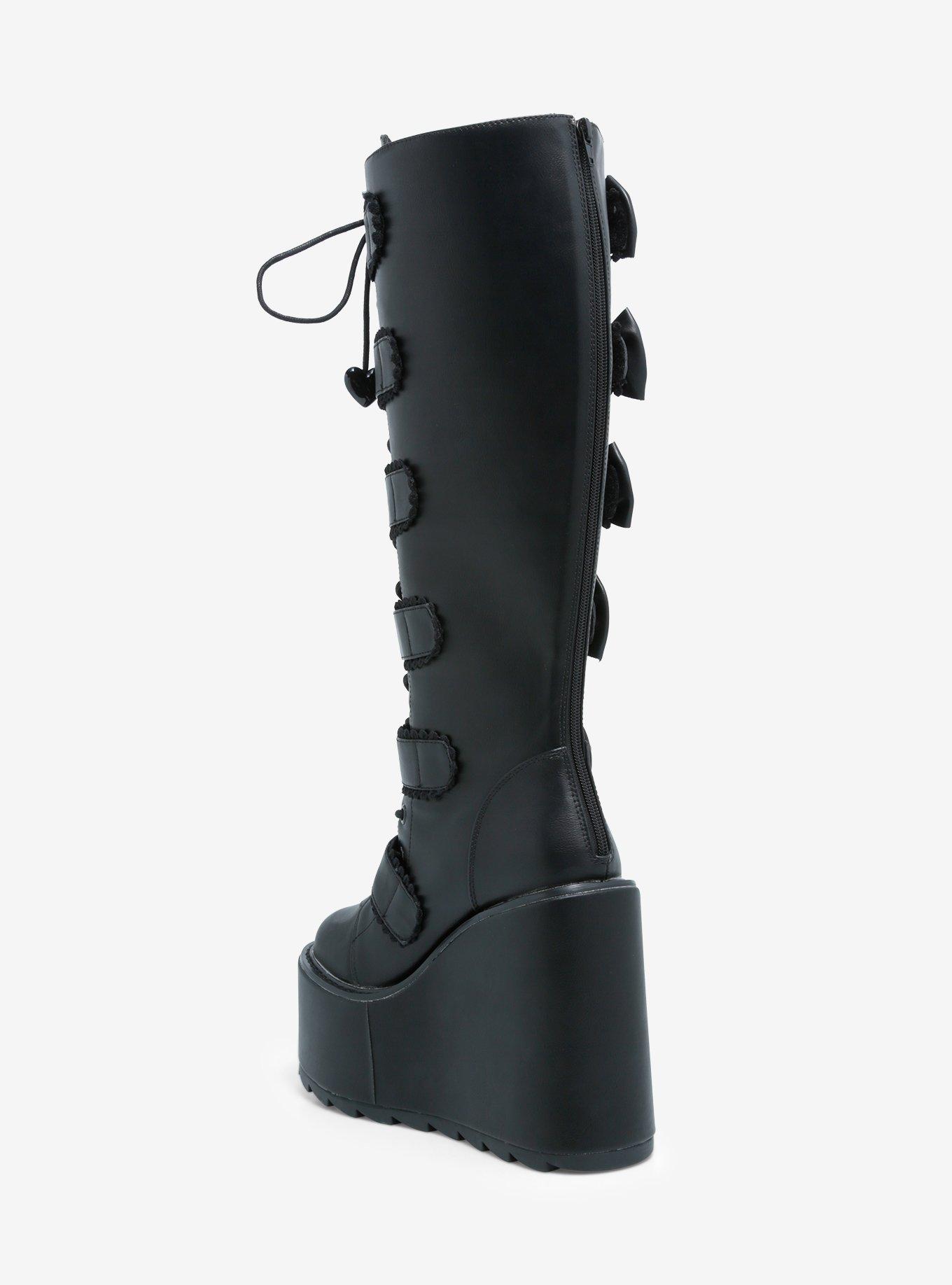 YRU Monster High Elissa Bat Dune Platform Boots, MULTI, alternate