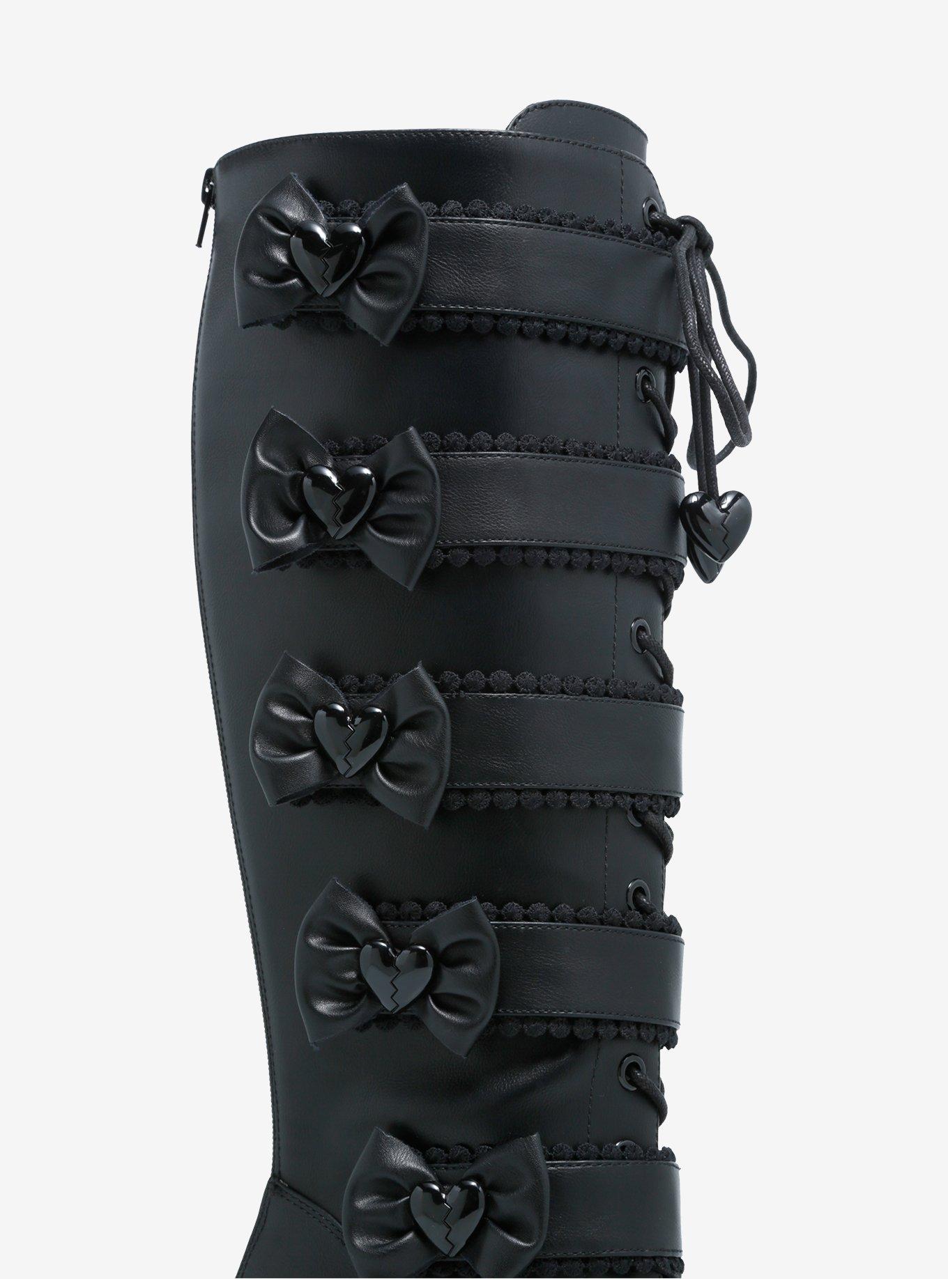 YRU Monster High Elissa Bat Dune Platform Boots, MULTI, alternate