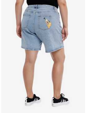 Disney Mickey Mouse Bermuda Jean Shorts Plus Size, , hi-res