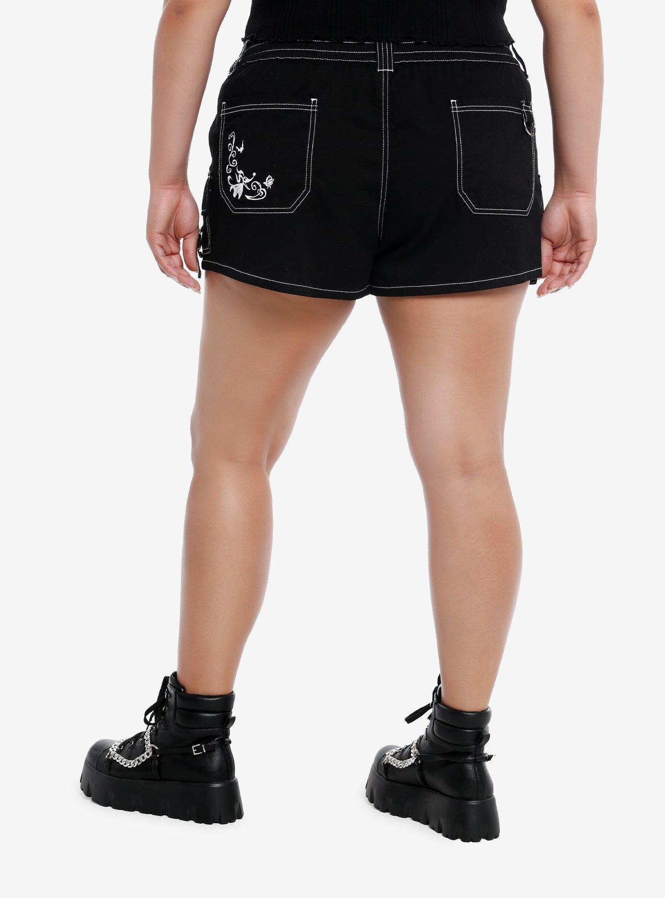 The Nightmare Before Christmas Jack Skellington Cargo Shorts Plus Size, MULTI, alternate