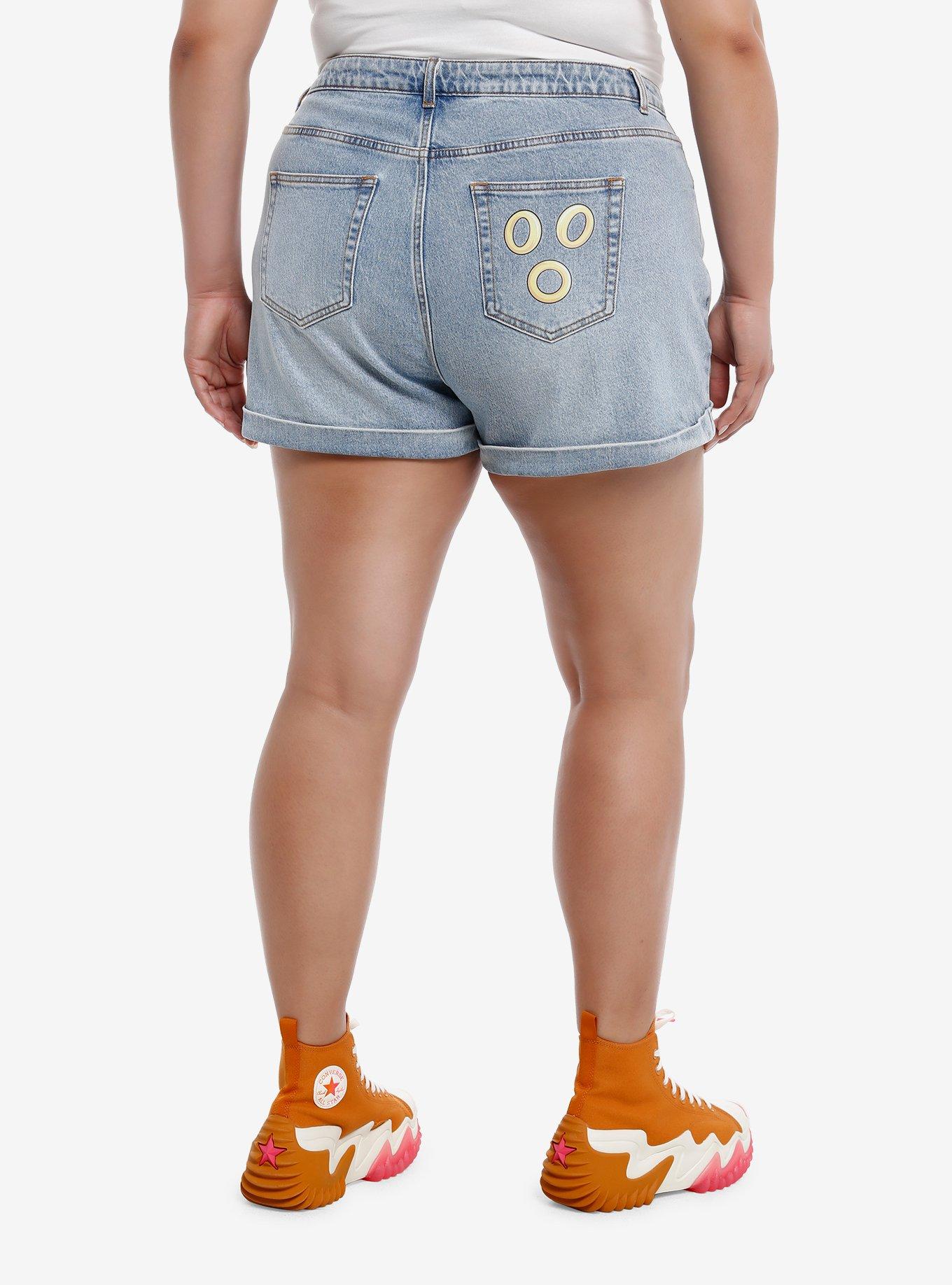Sonic The Hedgehog Sonic & Tails Mom Shorts Plus Size, MULTI, alternate