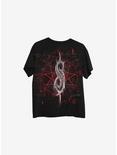Slipknot Logo Boyfriend Fit Girls T-Shirt, BLACK, alternate