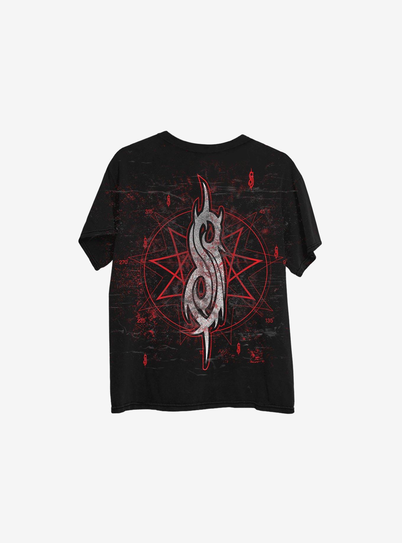 Slipknot Logo Boyfriend Fit Girls T-Shirt, BLACK, alternate