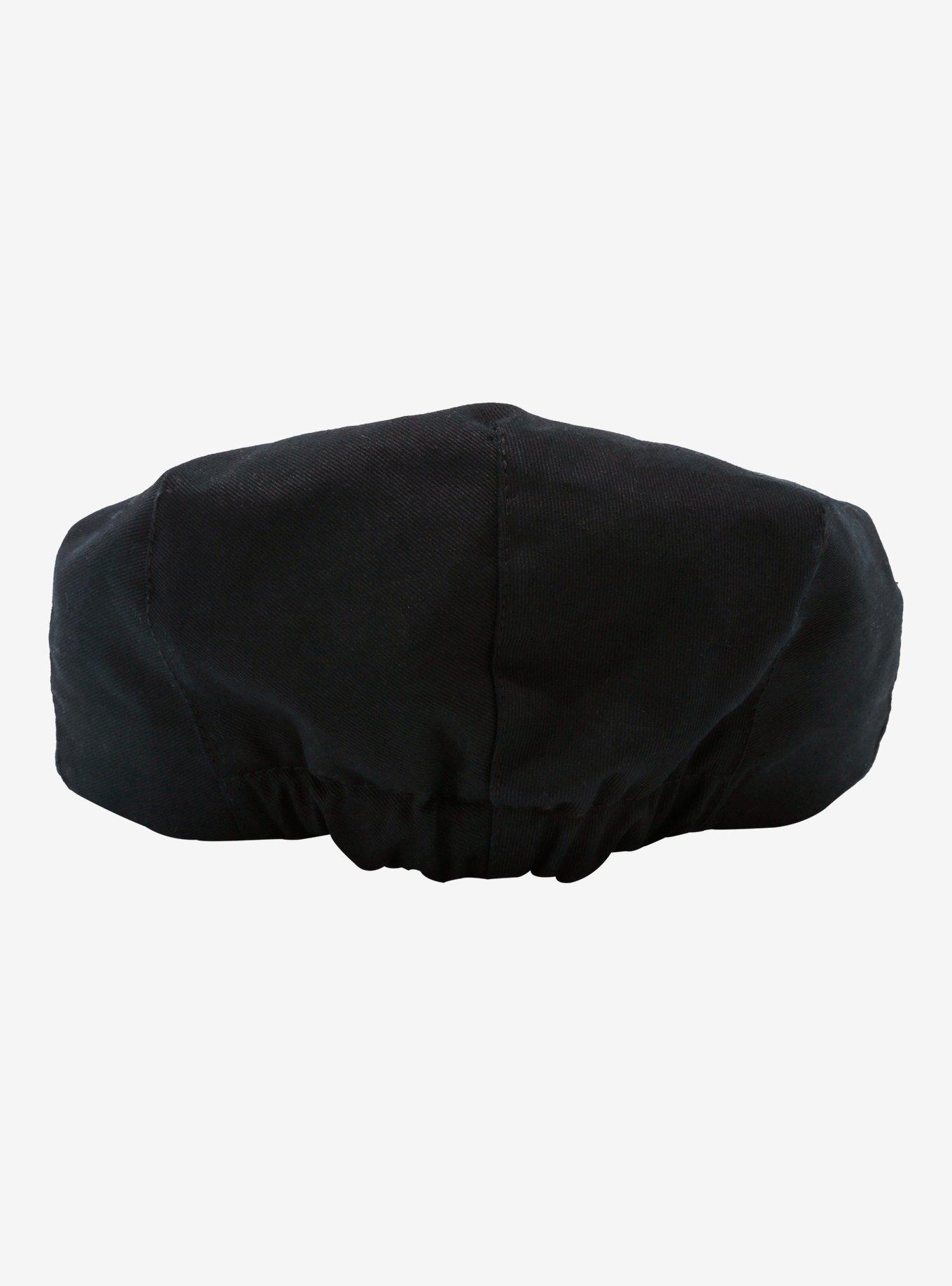 Rhinestone Skull & Crossbones Flat Cap, , alternate