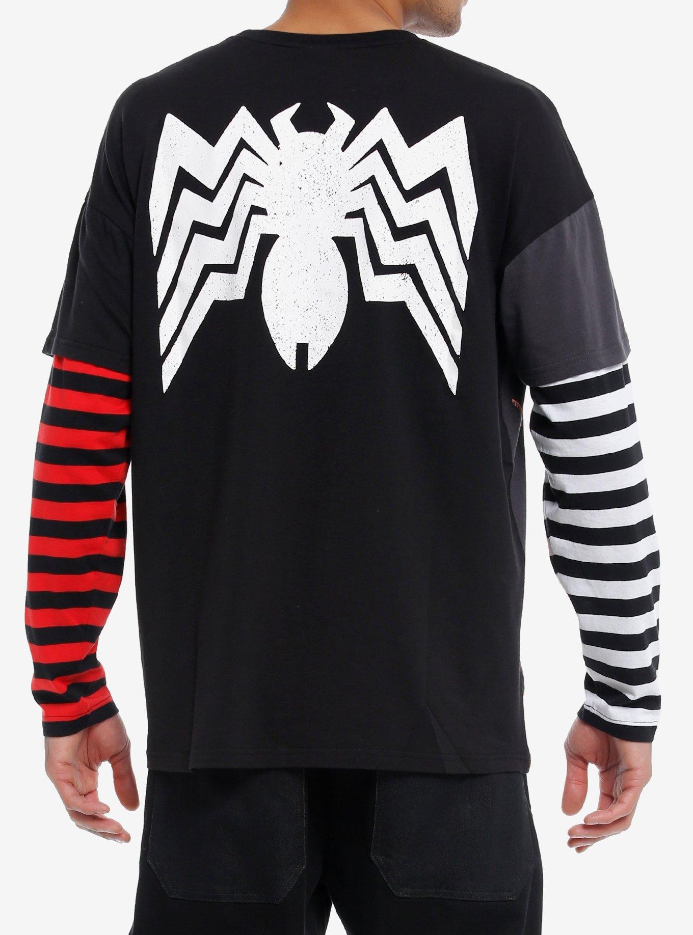 Our Universe Marvel Venom & Carnage Split Twofer Long-Sleeve T-Shirt