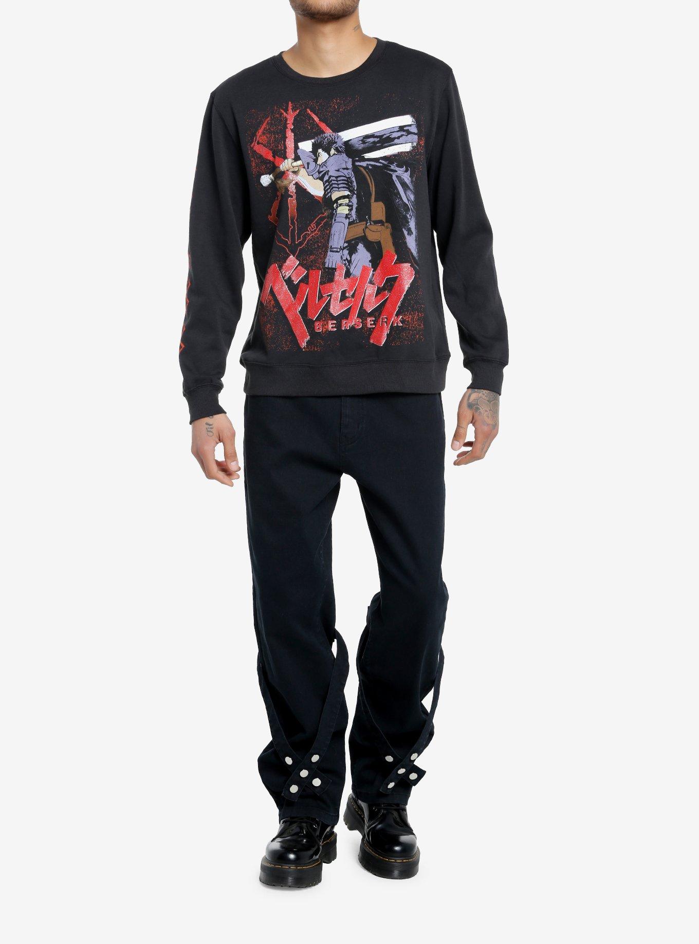 Berserk Guts Glitter Sweatshirt, , hi-res