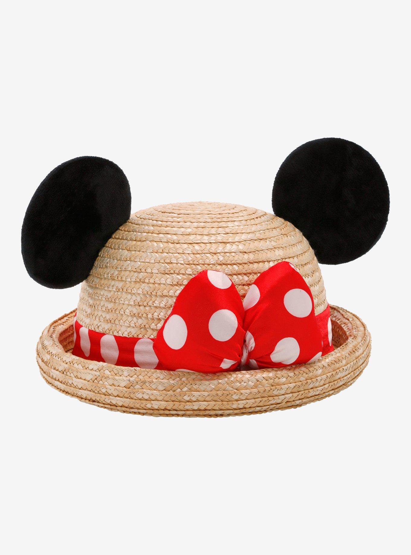Disney Minnie Mouse 3D Ear Straw Hat, , alternate