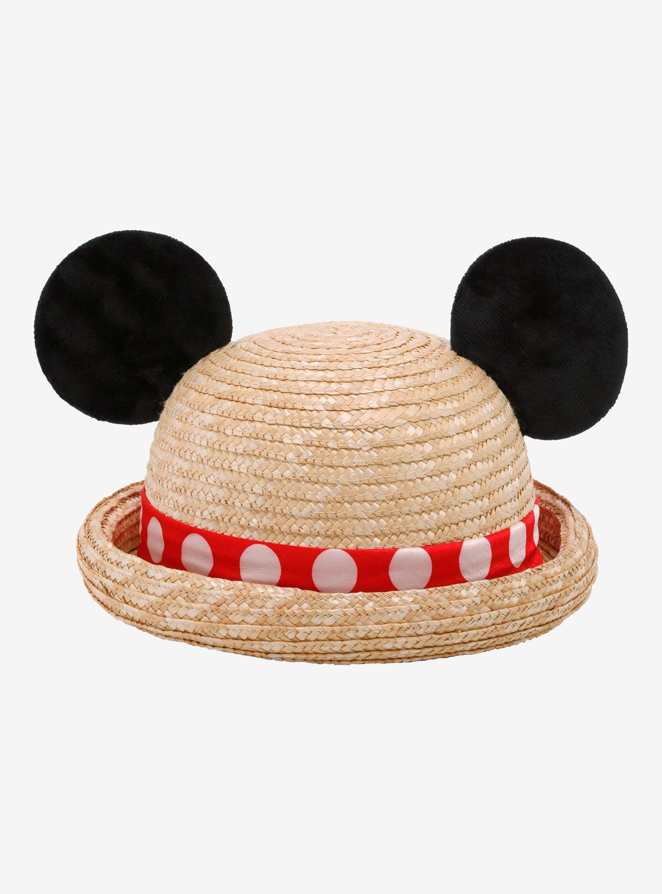 Disney Minnie Mouse 3D Ear Straw Hat, , alternate