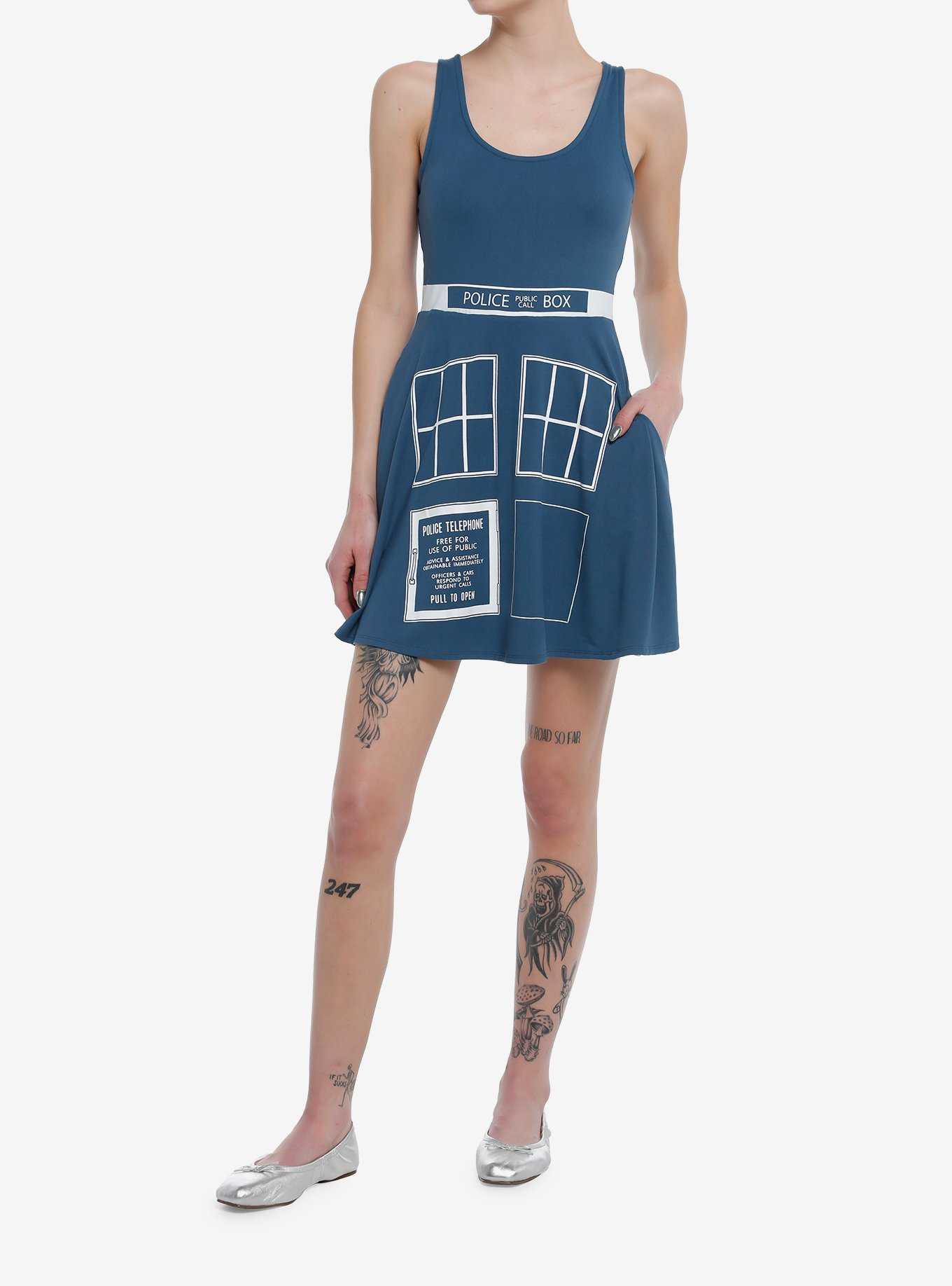 Her Universe Doctor Who TARDIS Athletic Dress, , hi-res