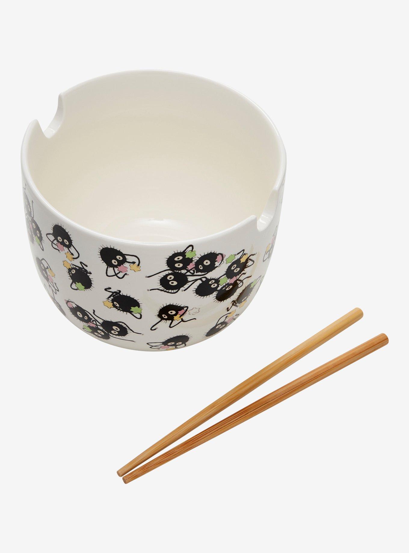 Studio Ghibli® Spirited Away Soot Sprites Ramen Bowl With Chopsticks, , hi-res