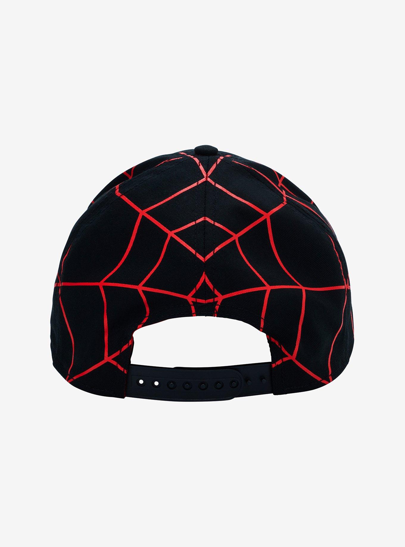 Marvel Spider-Man: Across The Spider-Verse Miles Web Snapback Hat, , alternate