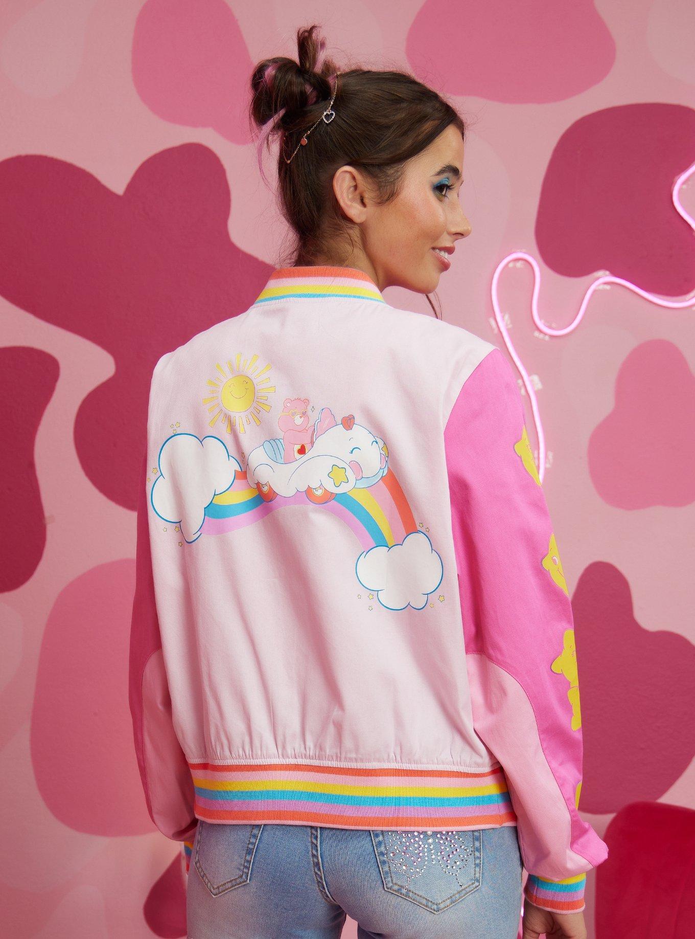 Care Bears Rainbow Varsity Racing Jacket, MULTI, alternate