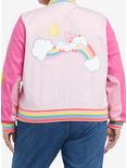 Care Bears Rainbow Varsity Racing Jacket Plus Size, MULTI, alternate