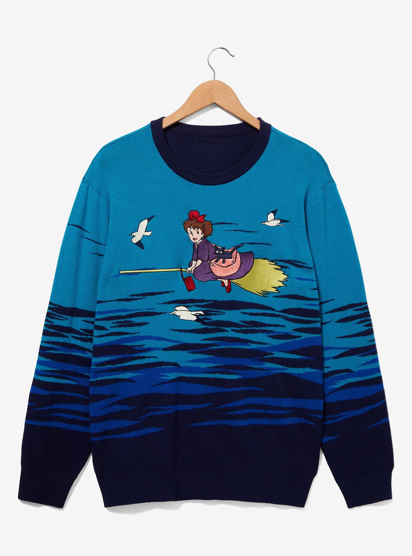 Our Universe Studio Ghibli Kiki's Delivery Service Kiki Flying Sweater, MULTI, alternate