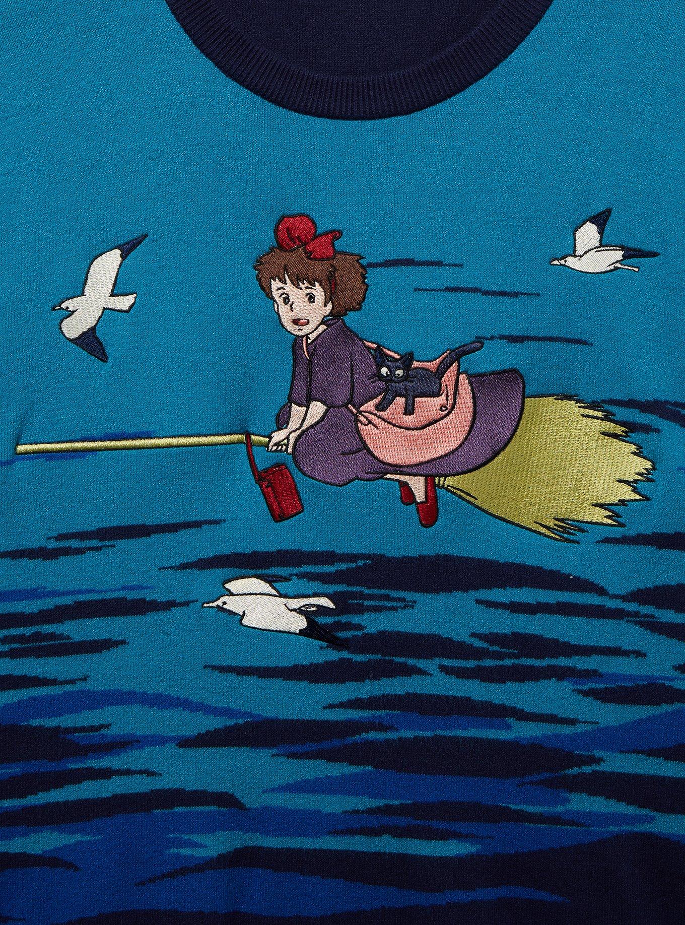 Our Universe Studio Ghibli Kiki's Delivery Service Kiki Flying Sweater, MULTI, alternate