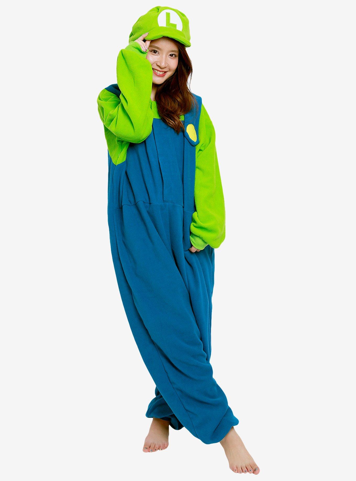 Nintendo Super Mario Bros. Luigi Kigurumi, , alternate