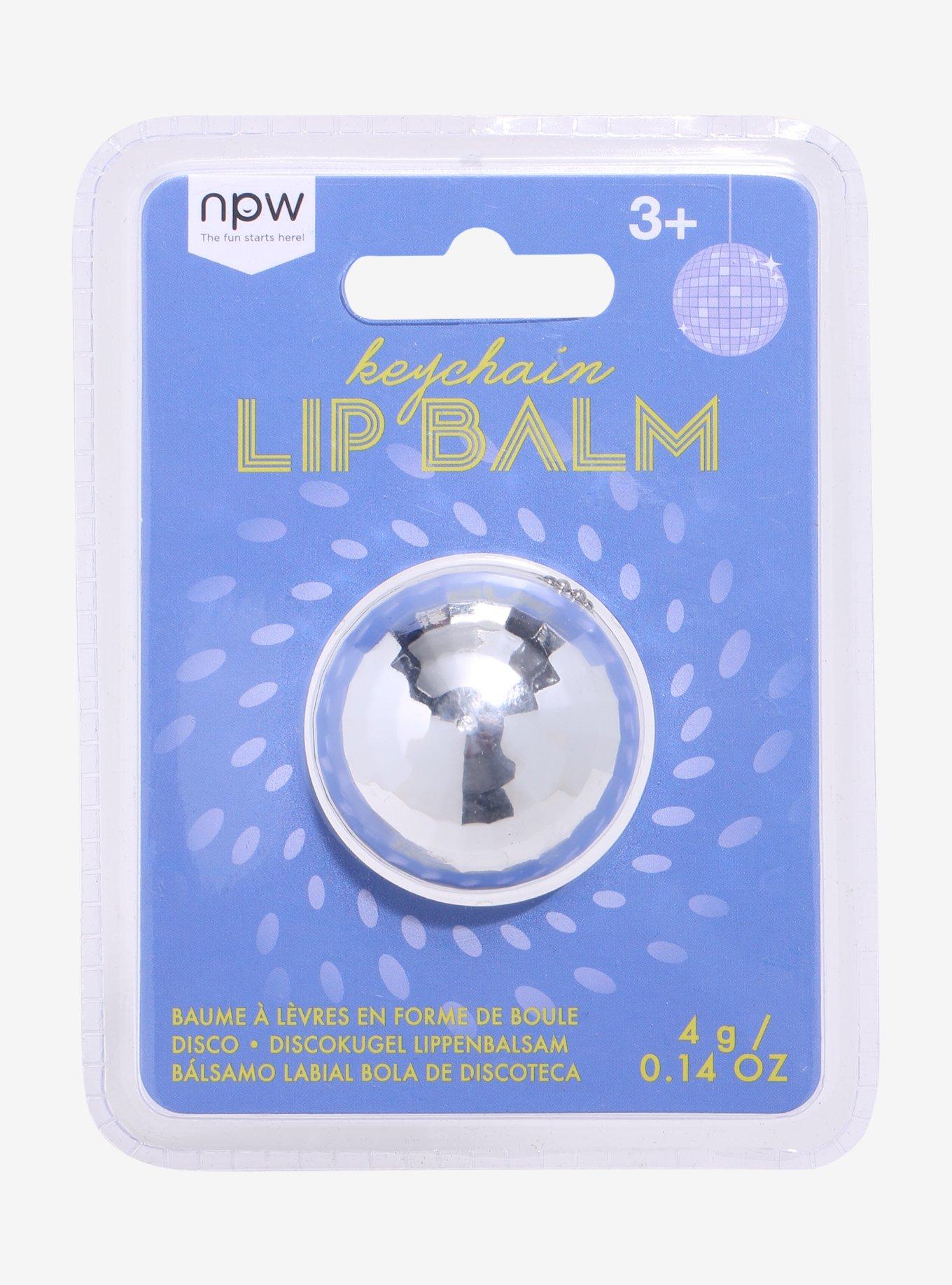 Disco Ball Lip Balm Keychain, , alternate