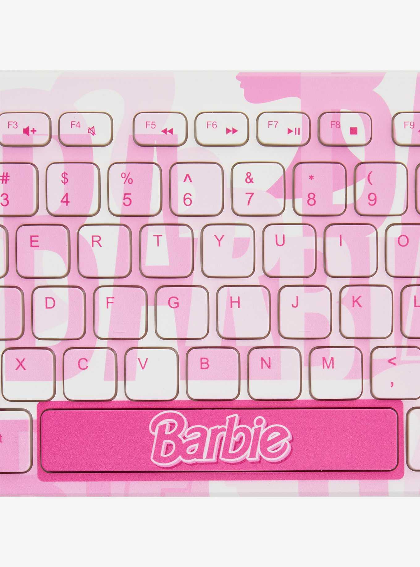 Barbie Pink Silhouette Keyboard, , hi-res