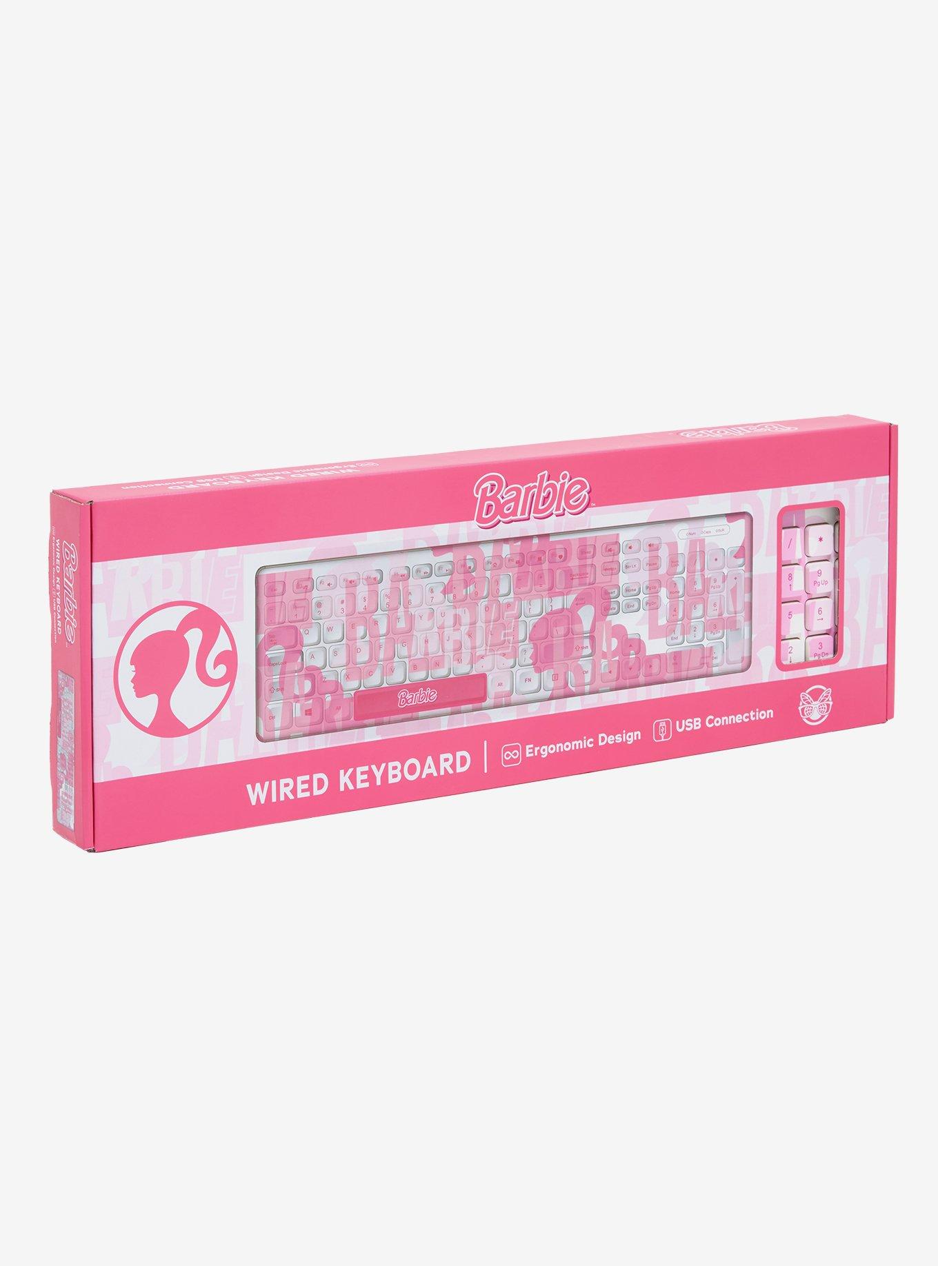 Barbie Pink Silhouette Keyboard, , alternate