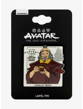 Avatar: The Last Airbender Uncle Iroh Portrait Enamel Pin - BoxLunch Exclusive, , hi-res