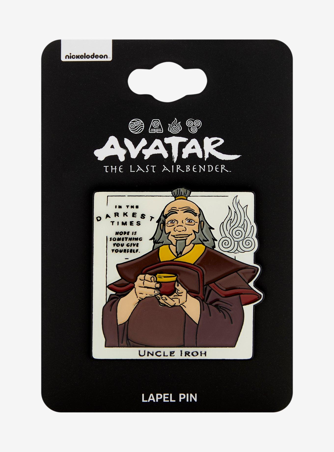 Avatar: The Last Airbender Uncle Iroh Portrait Enamel Pin - BoxLunch Exclusive, , alternate