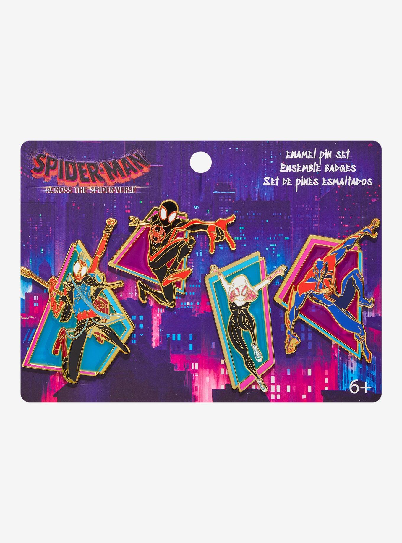 Marvel Spider-Man: Across The Spider-Verse Enamel Pin Set, , hi-res