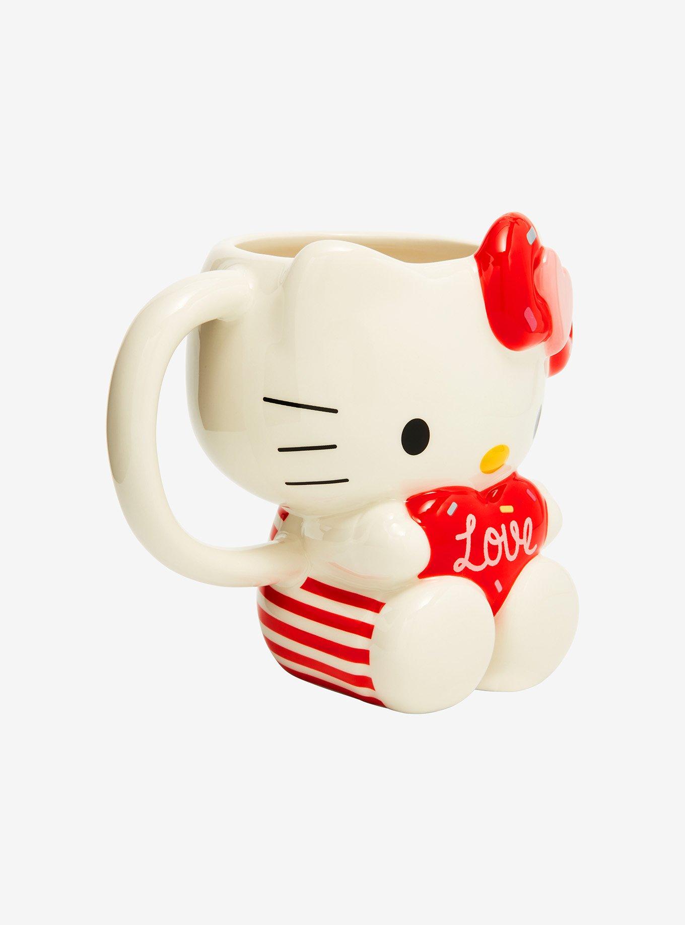 Sanrio Hello Kitty Heart Love Figural Mug, , alternate