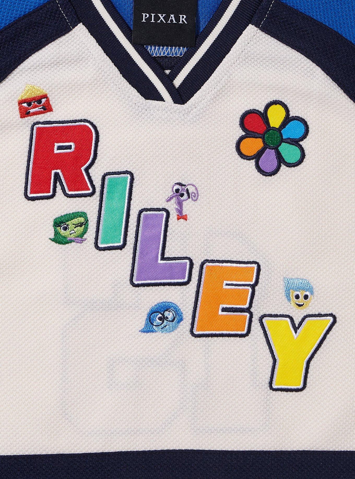 Disney Pixar Inside Out Riley Toddler Hockey Jersey — BoxLunch Exclusive, BLUE, alternate