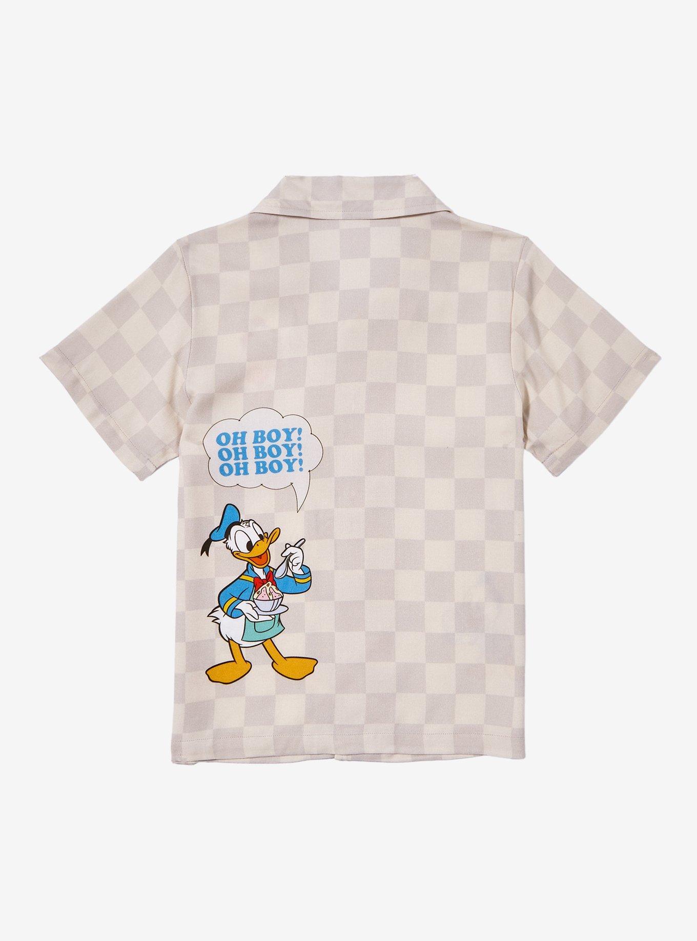 Disney Huey, Dewey, and Louie Checkered Woven Toddler Shirt - BoxLunch Exclusive, CHECKERED, alternate