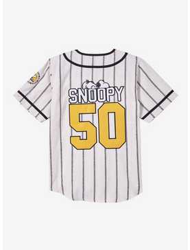 Peanuts Snoopy Pinstripe Toddler Baseball Jersey — BoxLunch Exclusive, , hi-res