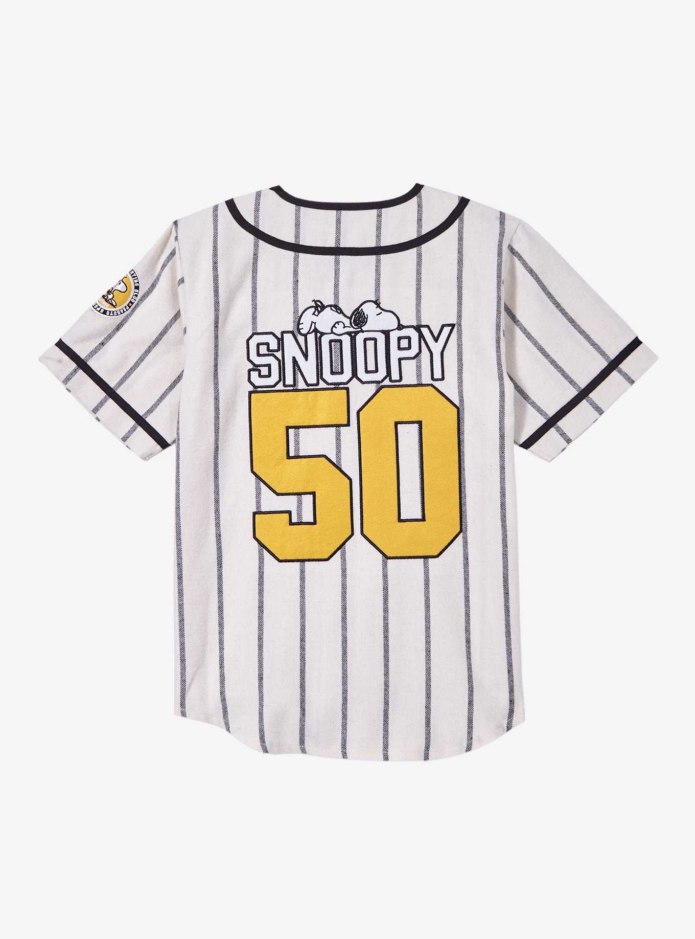 Peanuts Snoopy Pinstripe Toddler Baseball Jersey — BoxLunch Exclusive, , hi-res
