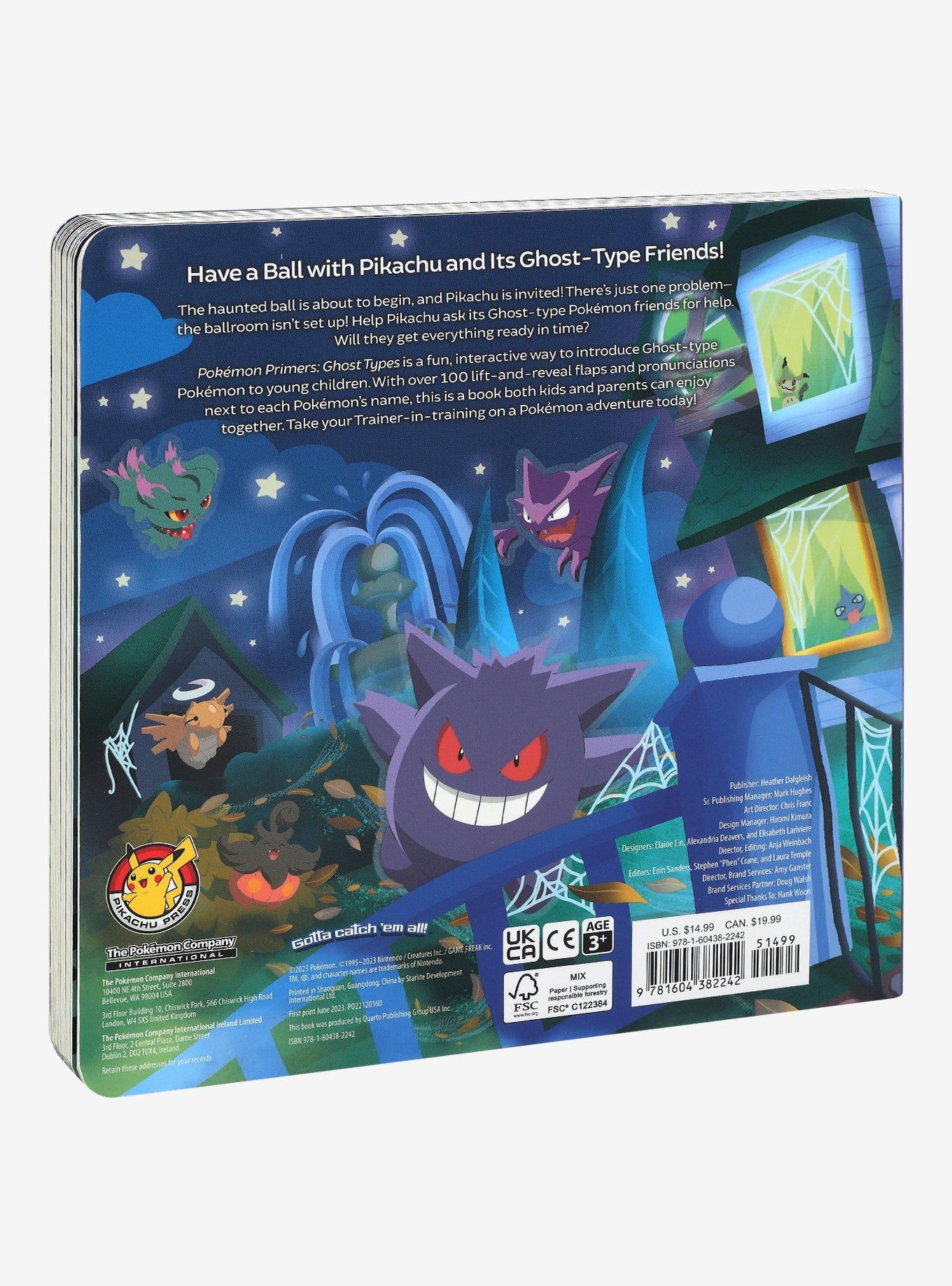 Pokémon Primers Ghost Types Board Book