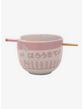 Sanrio Hello Kitty Striped Ramen Bowl and Chopsticks, , hi-res