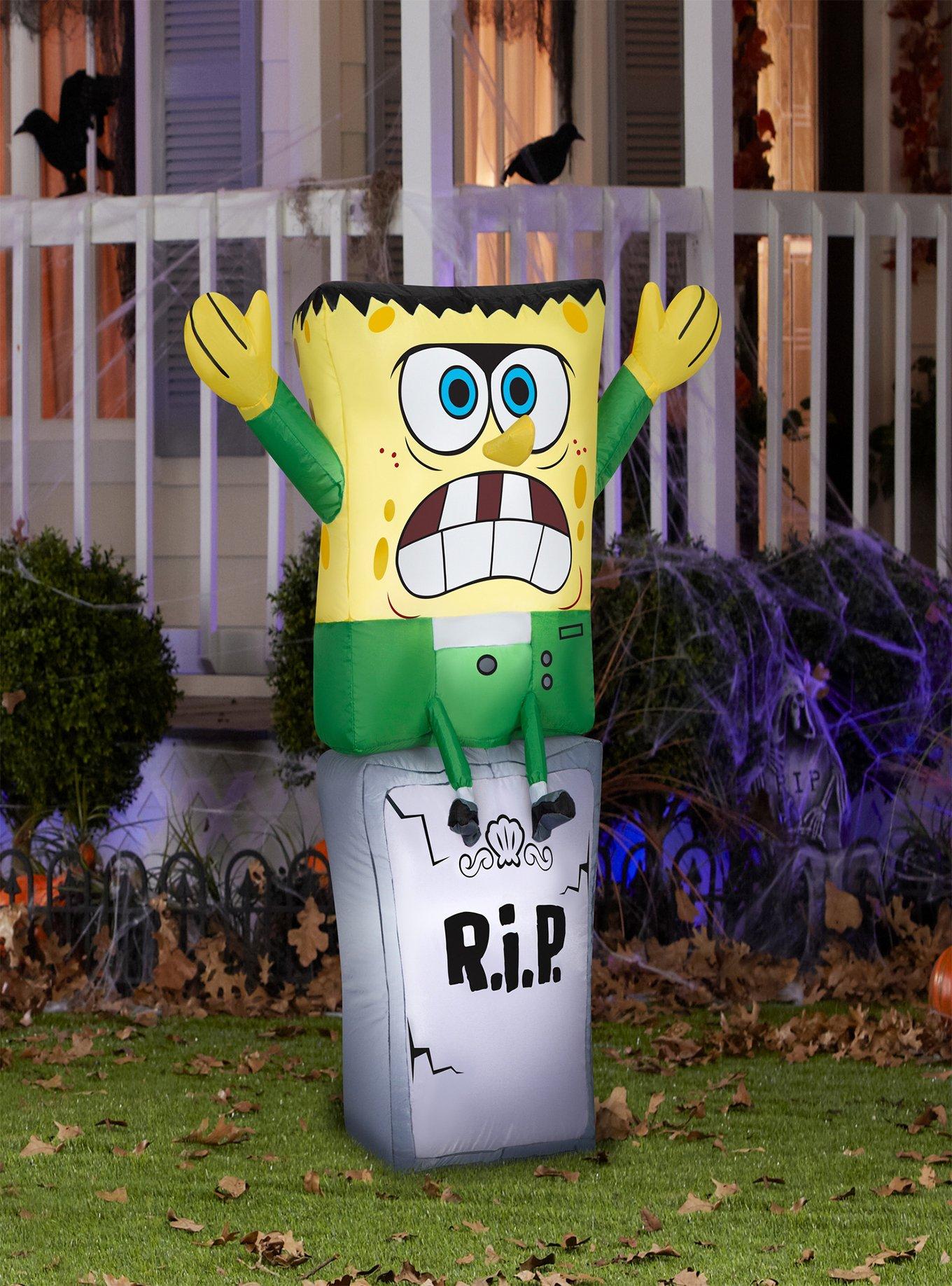 SpongeBob SquarePants Monster on Tombstone Airblown, , alternate