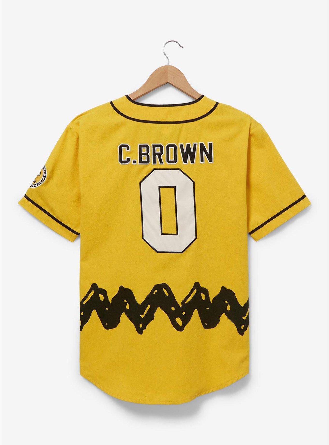 Peanuts Charlie Brown Baseball Jersey - BoxLunch Exclusive, , alternate