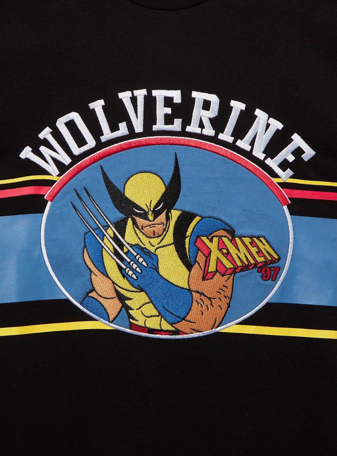 Marvel X-Men '97 Wolverine Striped Portrait Crewneck - BoxLunch Exclusive