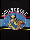Marvel X-Men '97 Wolverine Striped Portrait Crewneck - BoxLunch Exclusive, BLACK, alternate