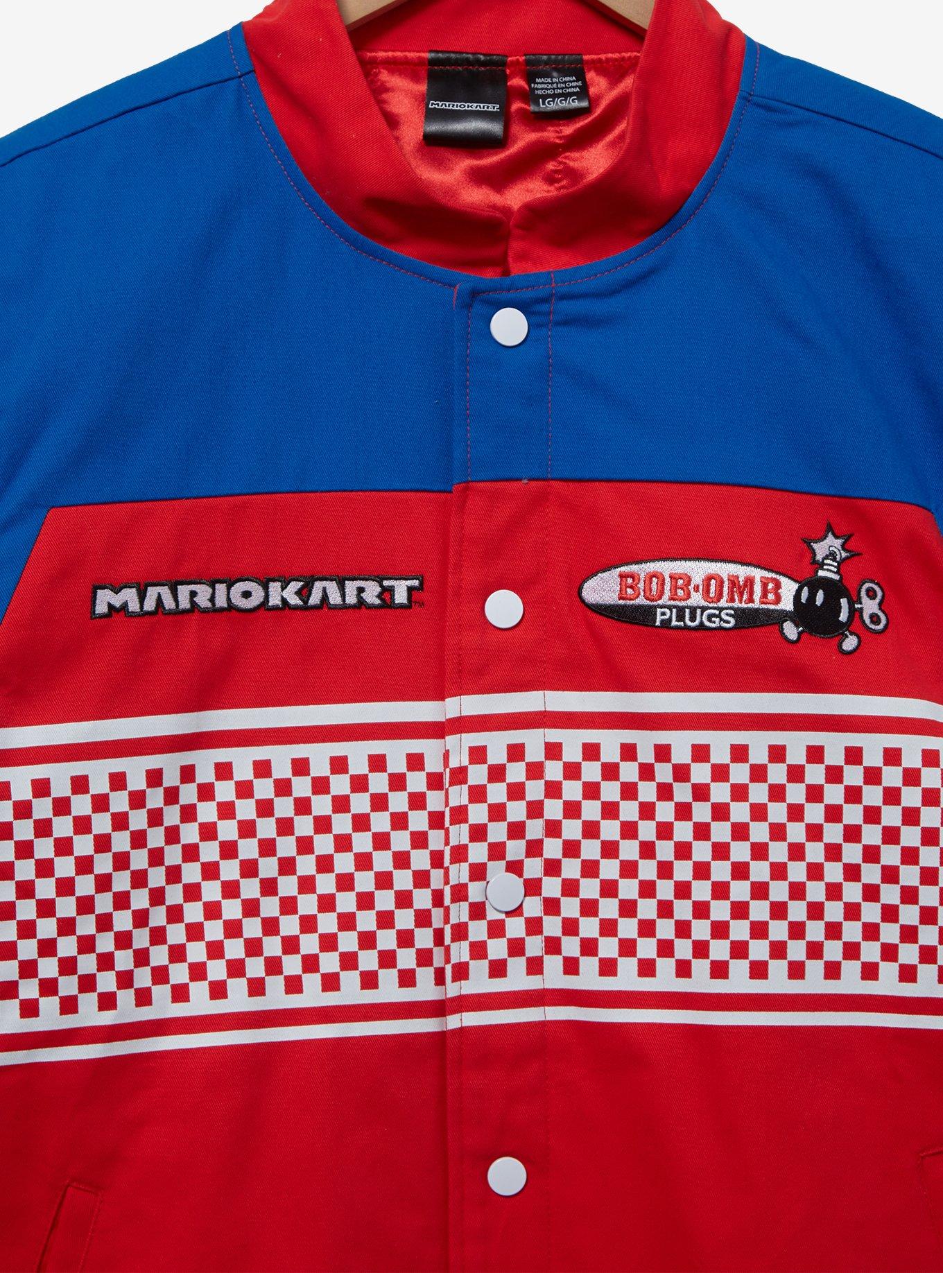 Nintendo Mario Kart Red and Blue Racing Jacket - BoxLunch Exclusive, RED, alternate