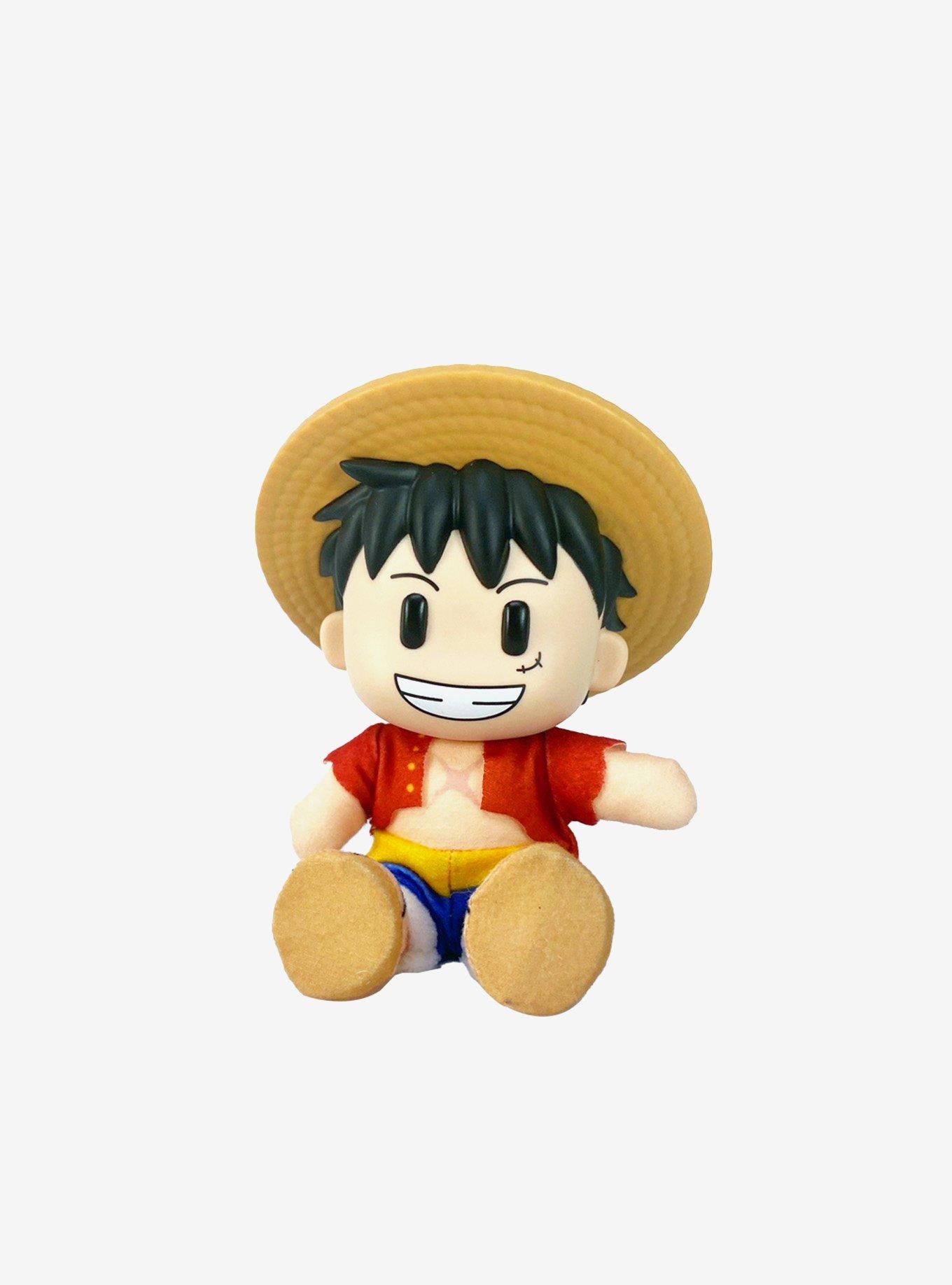 Figure Key One Piece Monkey D. Luffy Vinyl Head Moveable Plush, , alternate