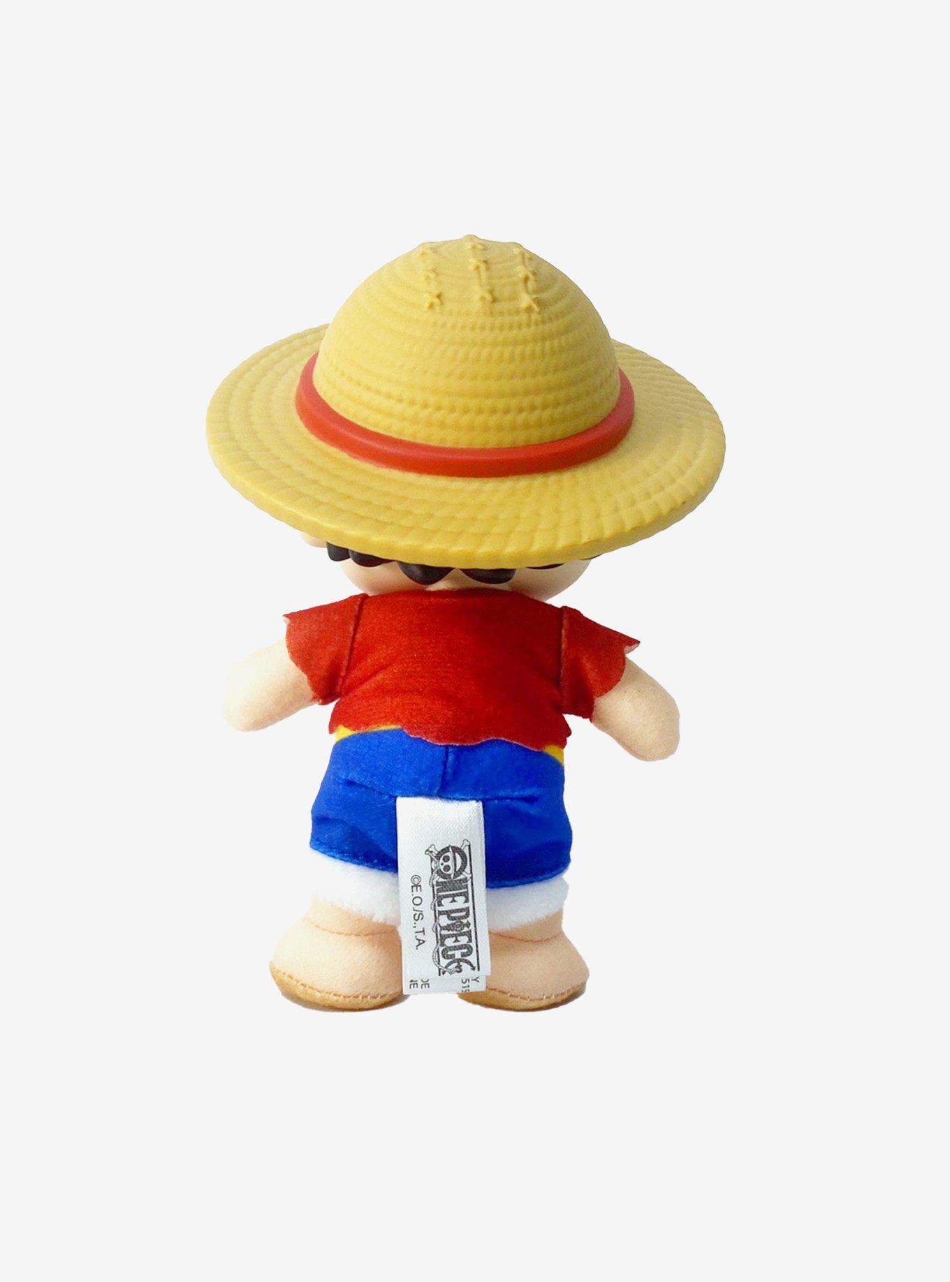 Figure Key One Piece Monkey D. Luffy Vinyl Head Moveable Plush, , alternate