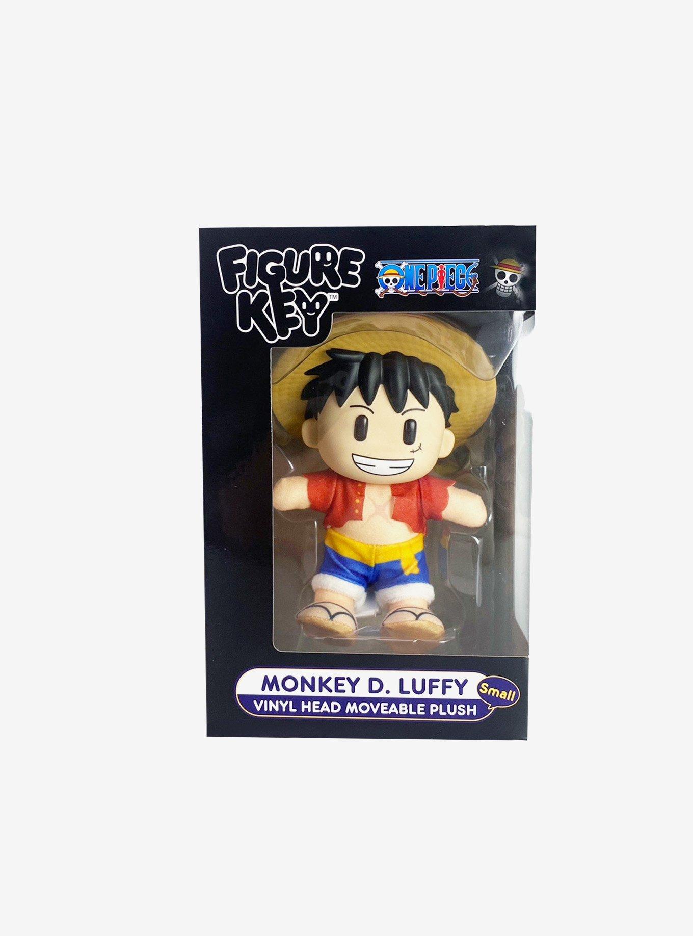 Figure Key One Piece Monkey D. Luffy Vinyl Head Moveable Plush, , alternate