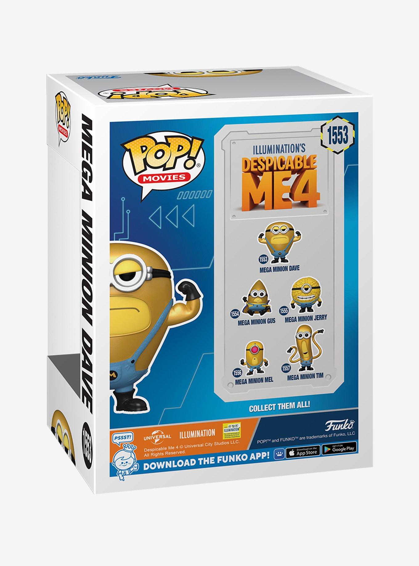 Funko Pop! Movies Despicable Me 4 Mega Minion Dave Vinyl Figure, , alternate