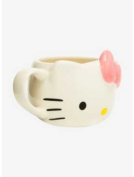 Sanrio Hello Kitty Head Pink Bow Figural Mug, , hi-res
