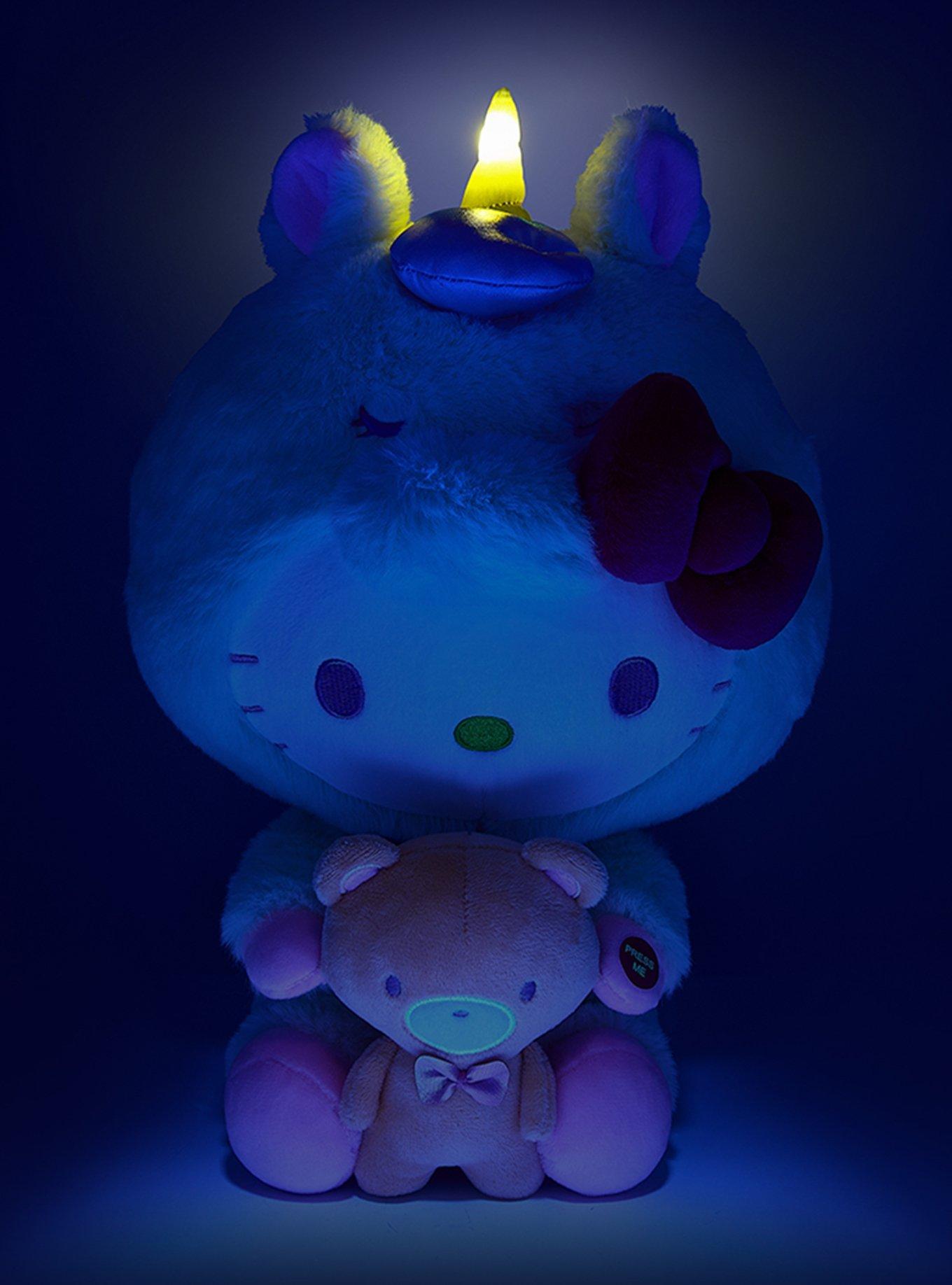 Hello Kitty Unicorn Light-Up Plush, , alternate