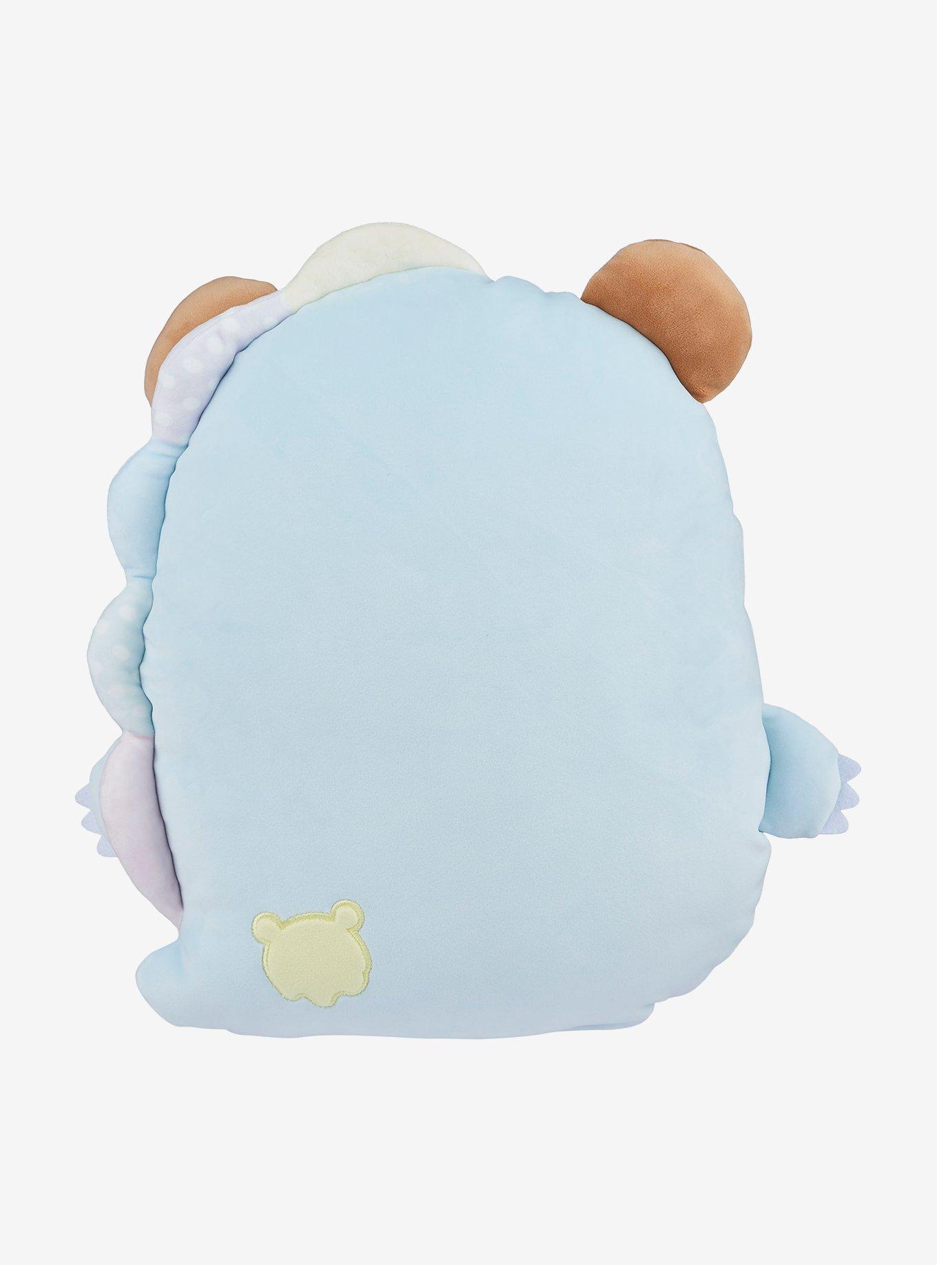 Rilakkuma Chairoikoguma Dino Flat Mochi Plush, , alternate