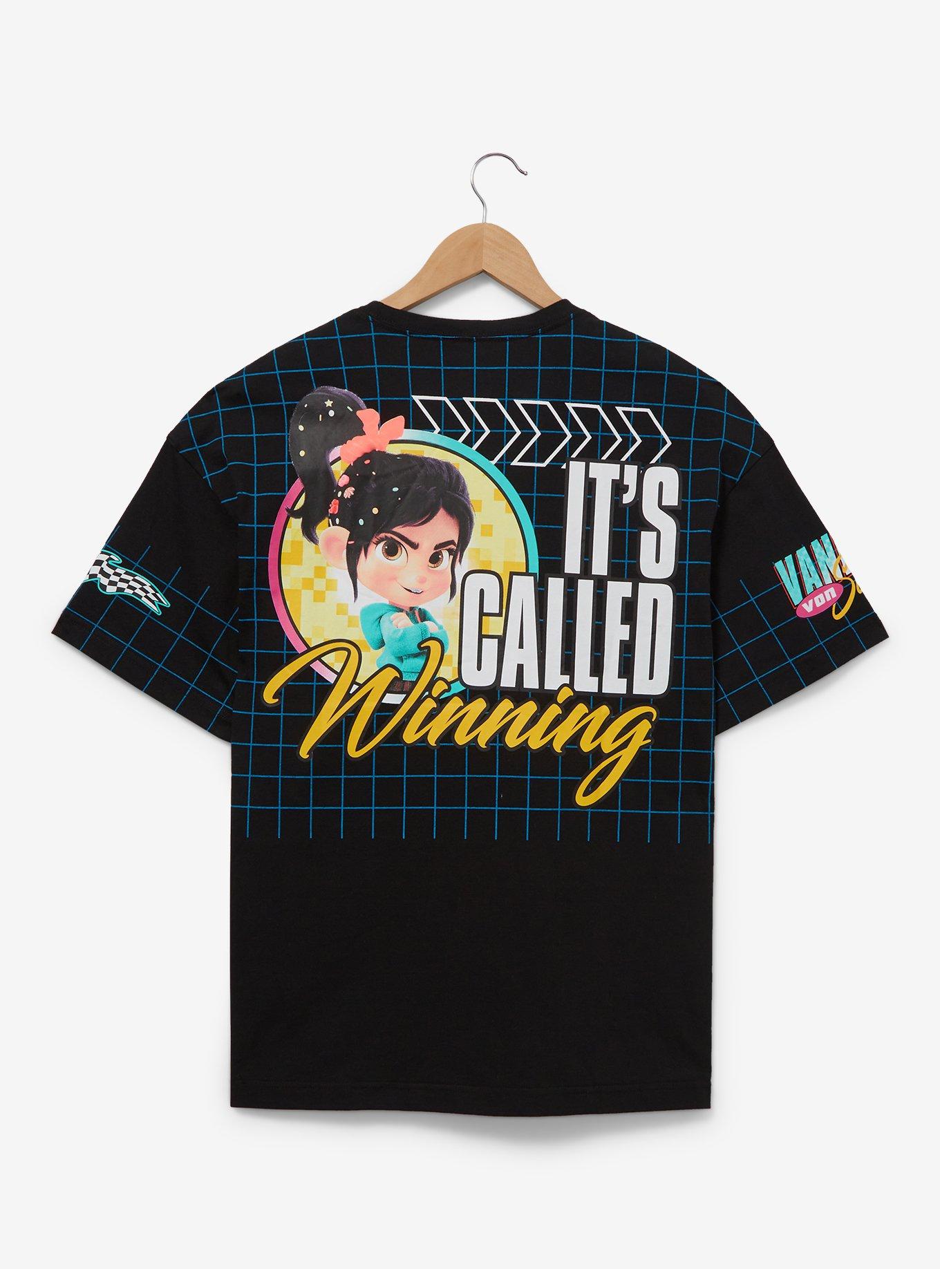 Disney Wreck-It Ralph Vanellope Racing Allover Print T-Shirt — BoxLunch Exclusive, BLACK, alternate