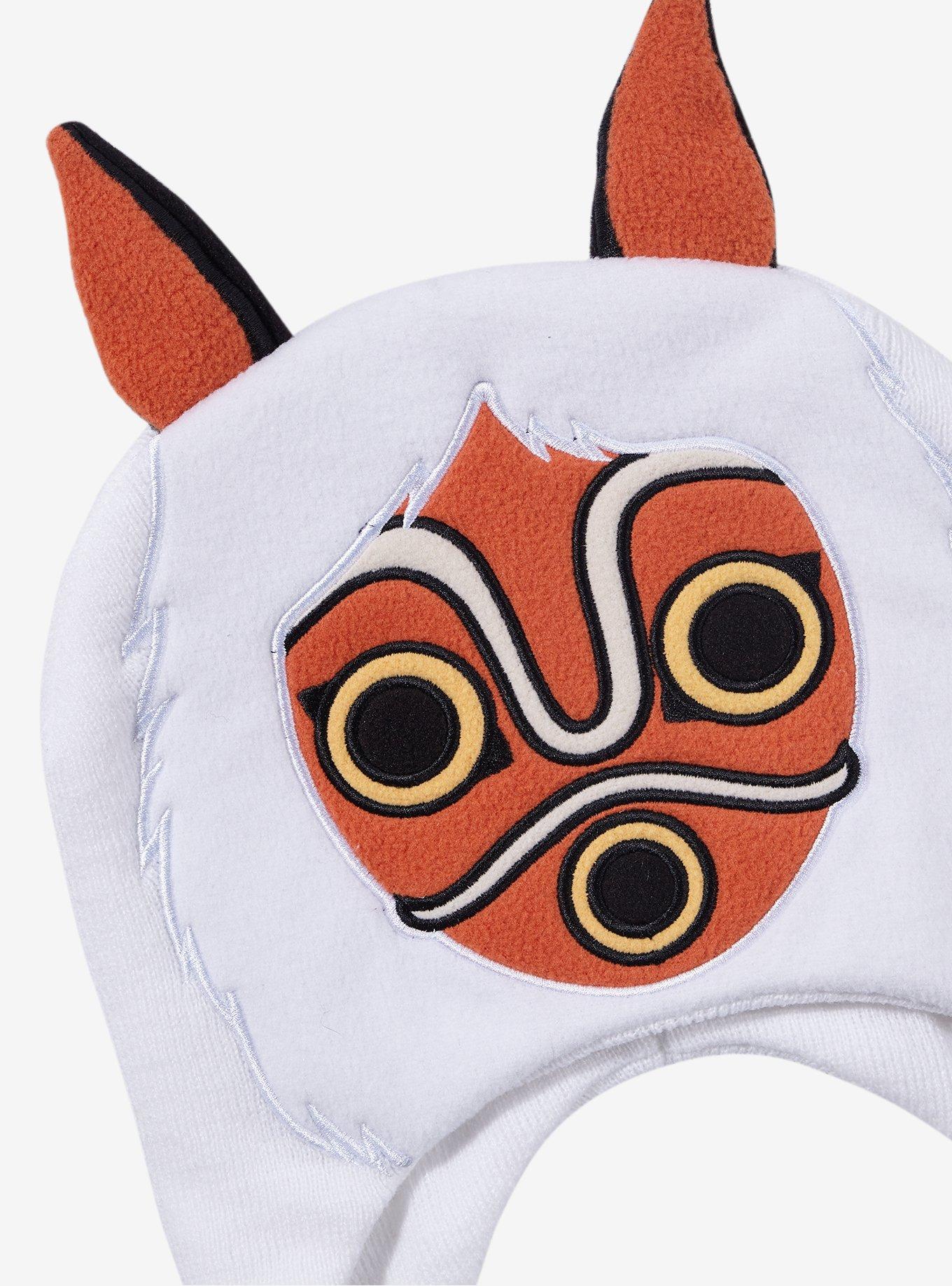 Studio Ghibli® Princess Mononoke San Mask Tassel Beanie, , alternate