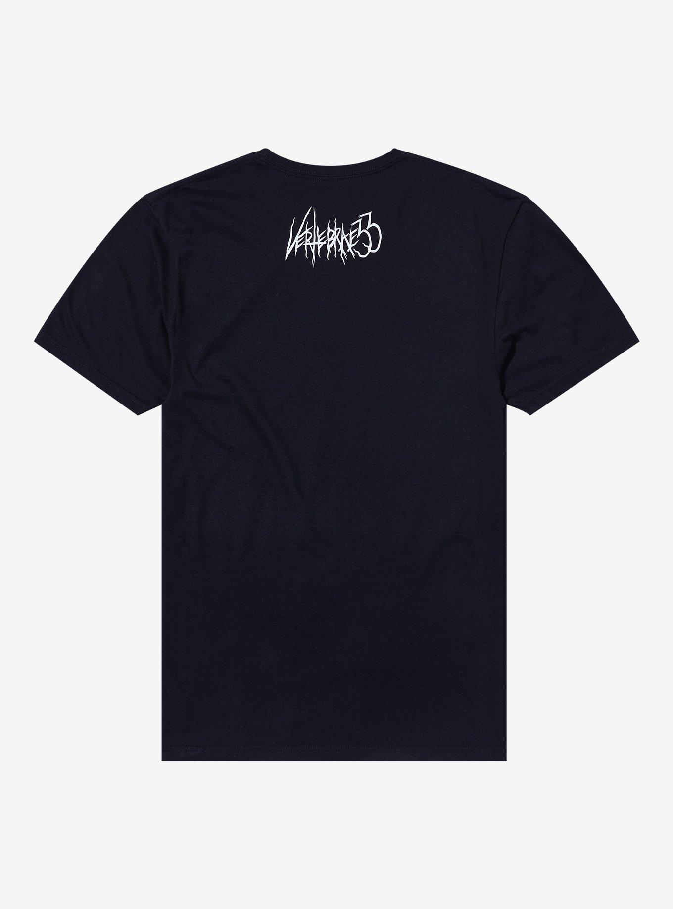 Demon Cat T-Shirt By Vertebrae33, BLACK, alternate