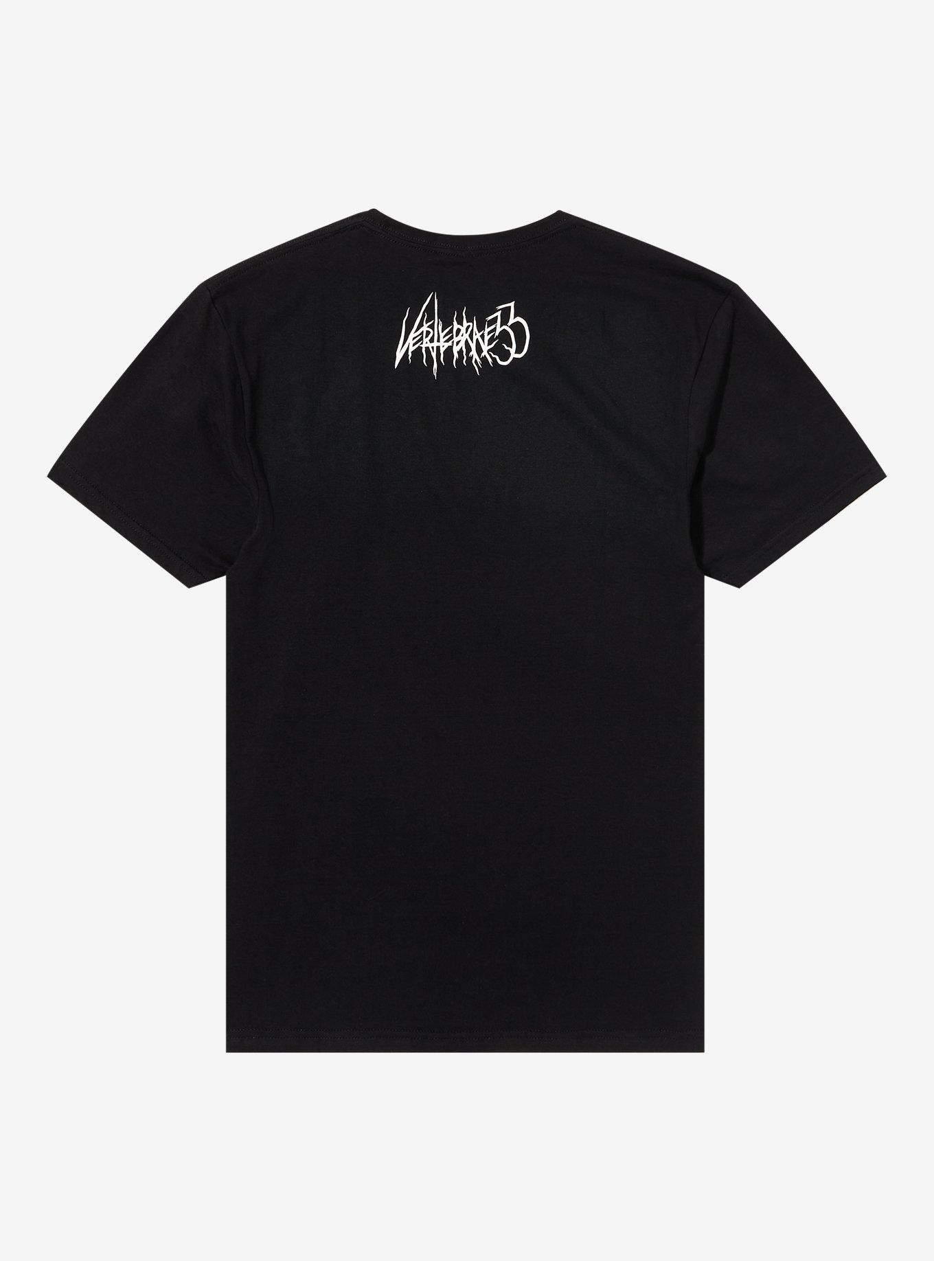 Evil Axolotl T-Shirt By Vertebrae33, BLACK, alternate
