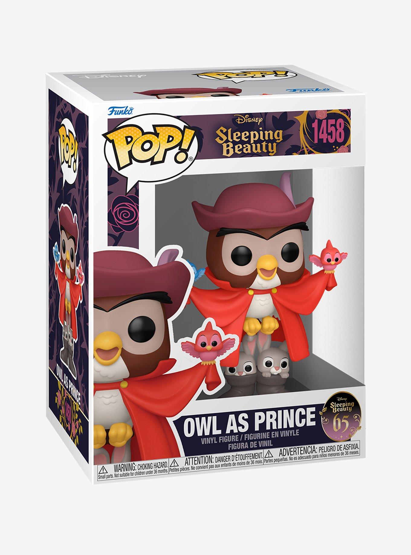 Funko Pop! Disney Sleeping Beauty 65th Anniversary Owl as Prince Vinyl Figure, , alternate